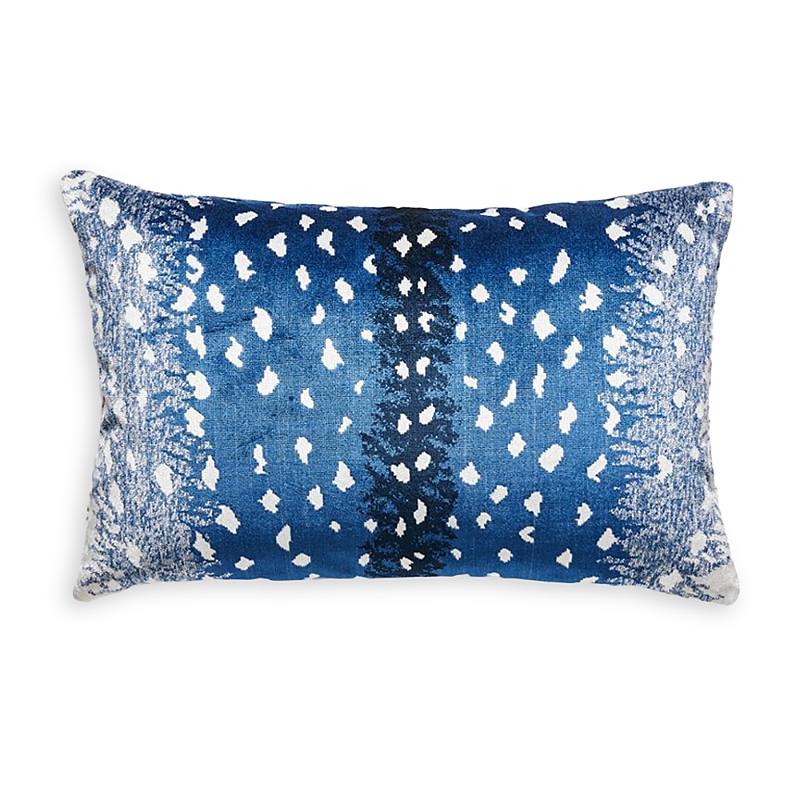 Scalamandre Antelope Lumbar Pillow In Midnight