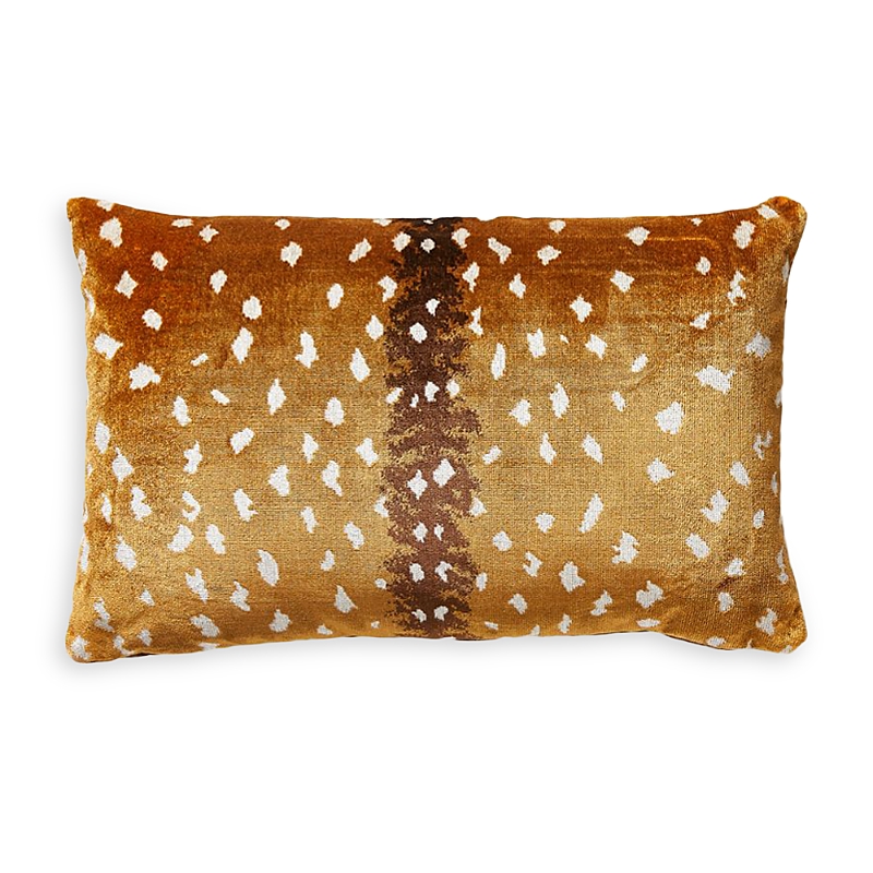 Scalamandre Antelope Lumbar Pillow In Tawny