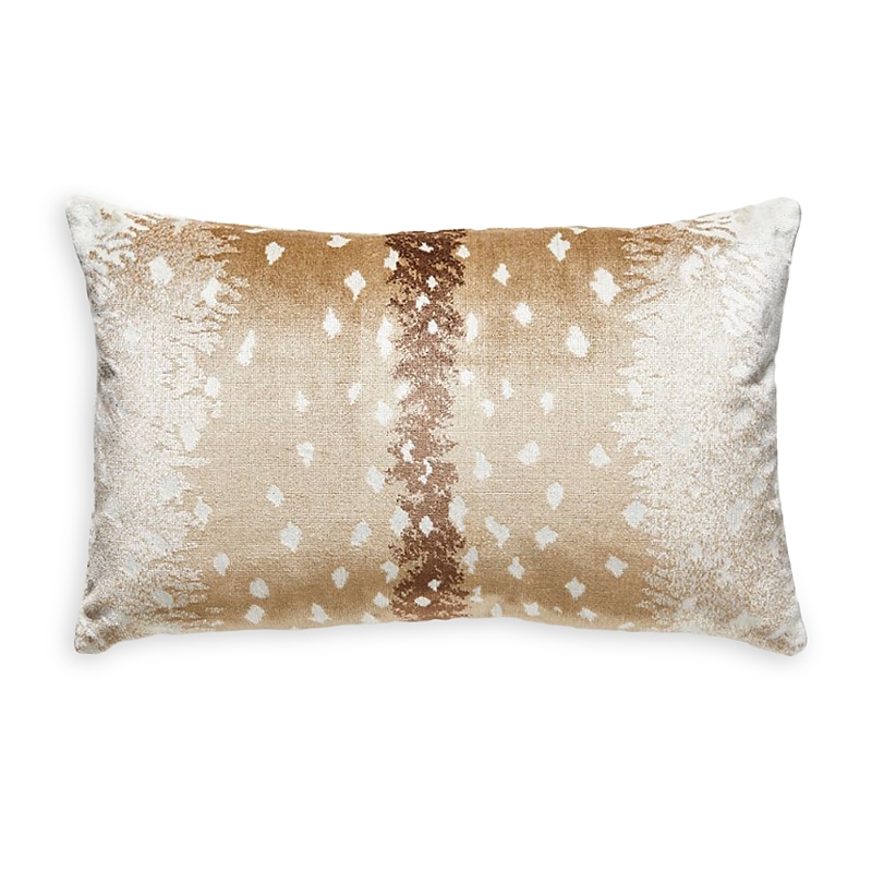 Scalamandre Antelope Lumbar Pillow In Sahara