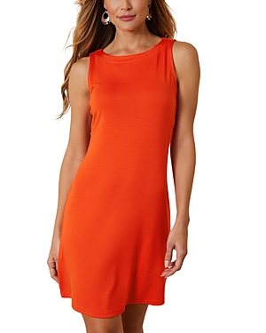 Shop Tommy Bahama Darcy Sheath Dress In Orange Flame