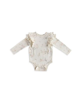 Pehr Unisex Flower Patch Flutter One Piece Bodysuit - Baby | Bloomingdale's