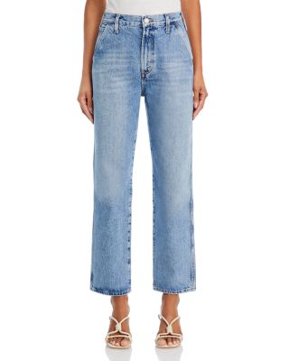 パンツ AGOLDE Women Straight Pants A91591206CONTROL Blue AGOLDE Cooper High Rise Straight Trouser Jeans in Command