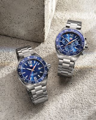 Formula 1 Quartz Men's Blue Steel Watch, 43mm