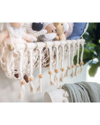 Willow Macrame Storage Wall Decor