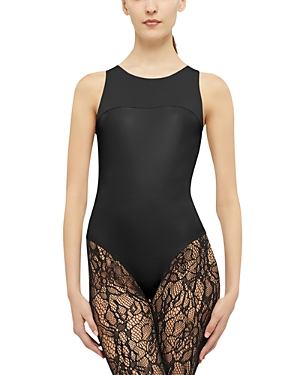 WOLFORD MIXED MEDIA STRING BODYSUIT