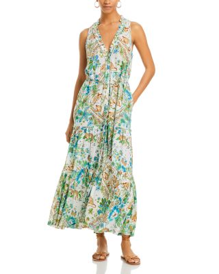 jacquard dress mini Jacquard Embroidered Mini Dress-Mint Floral L main image 0