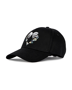 Shop The Kooples Embroidered Cap In Black
