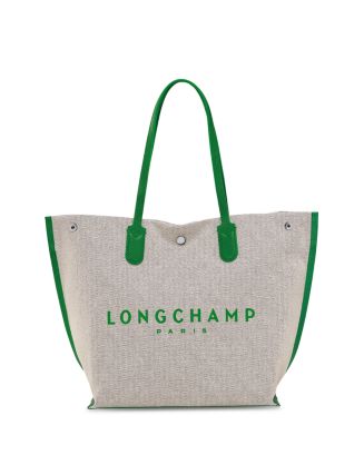 Longchamp Essential Toile Large Canvas Tote | Bloomingdale's