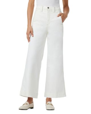 Joe's Jeans The Avery High Rise Wide Leg Jeans in Milk