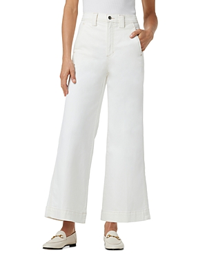 The Avery High Rise Wide Leg Jeans in Milk