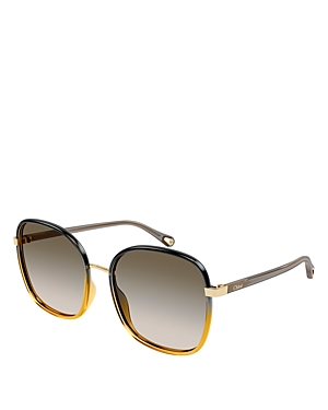 Chloe Women's Franky Squared Sunglasses, 59mm
