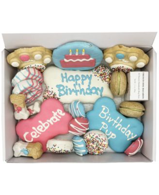 Happy Birthday Themed Dog Treats Gift Box