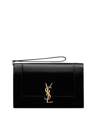 Saint Laurent - Cassandre Leather Flap Pouch