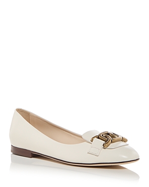 Shop Tod's Women's Kate Ballet Flats In Natural