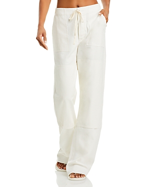Shop Re/done Beach Pants In Vintage White