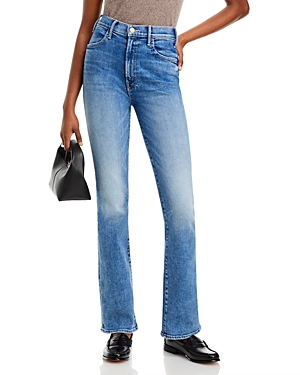 Shop Mother The Hustler Sneak High Rise Bootcut Jeans In On The Road