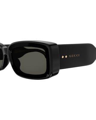Thickness Rectangular Sunglasses, 53mm