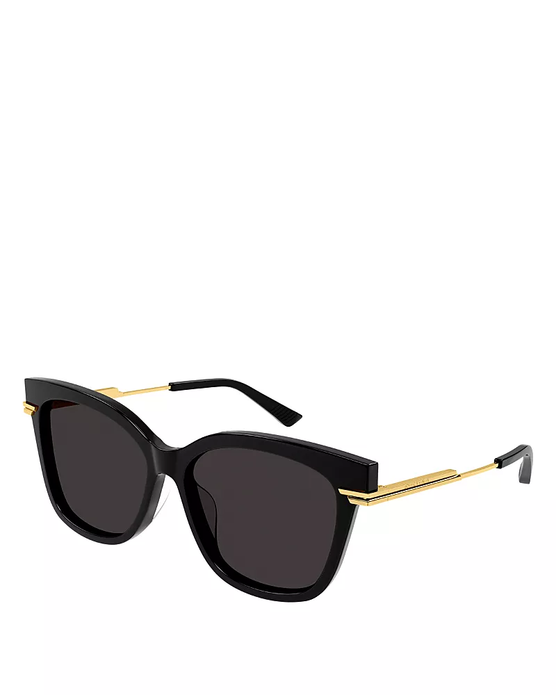 Bottega Veneta Combi Cat Eye Sunglasses, 57mm