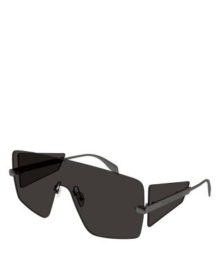 Alexander McQUEEN - Flat Mask Metal Sunglasses, 99mm