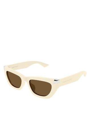 McQueen - Punk Rivet Cat Eye Sunglasses, 53mm