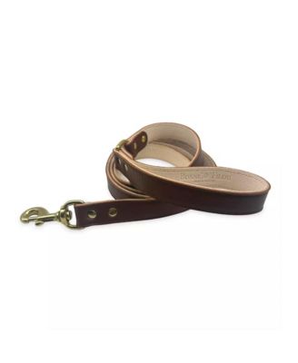 Small 6' Plain Leather Dog Leash