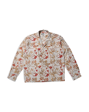 Karu Research Printed Long Sleeve Button Front Shirt