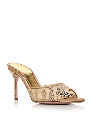 GEDEBE WOMEN'S ARYA EMBELLISHED HIGH HEEL SLIDE SANDALS