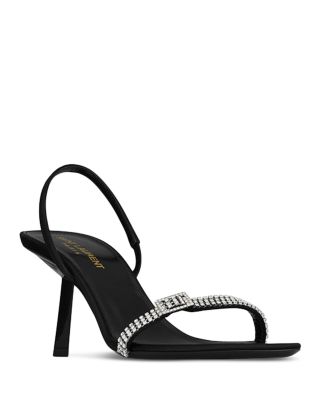 SAINT LAURENT - Women's Rendez-Vous Slingback Sandals