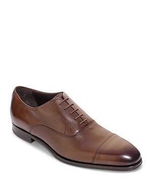 Shop To Boot New York Men's Nico Lace Up Cap Toe Oxford Dress Shoes In Burnished Brown