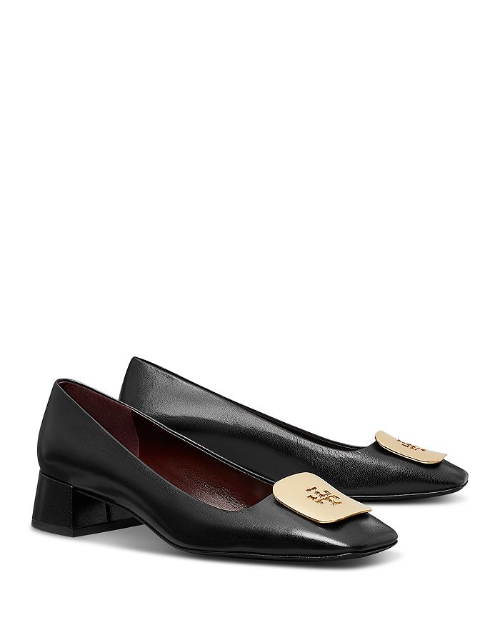 Tory Burch Women s Georgia Square Toe Embellished Pumps