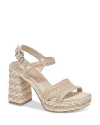 Dolce Vita - Women's Anira Embellished Ankle Strap Platform High Heel Sandals