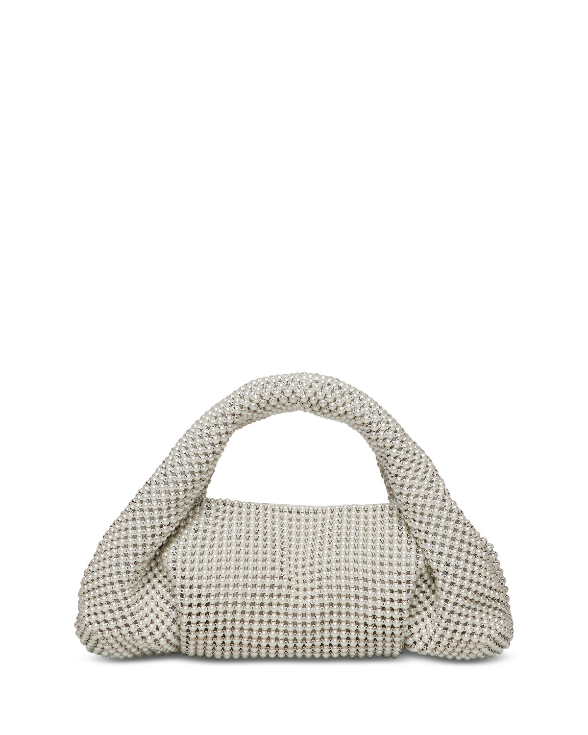 Stuart Weitzman The Moda Faux Pearl Mini Tote in Natural
