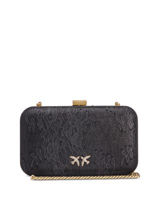Pinko Embroidered Lace Fame Clutch