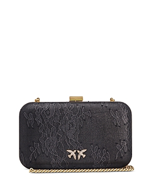 Pinko Embroidered Lace Fame Clutch