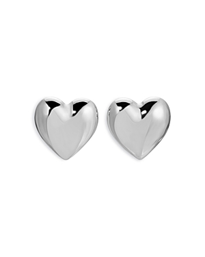 Shop Heaven Mayhem Amour Earrings In Silver
