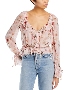 PAIGE LANEA SILK BLOUSE
