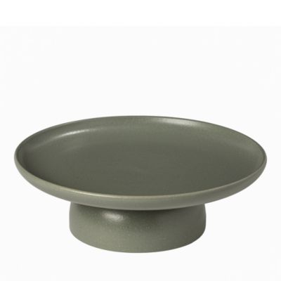 Pacifica Footed Stoneware Plate