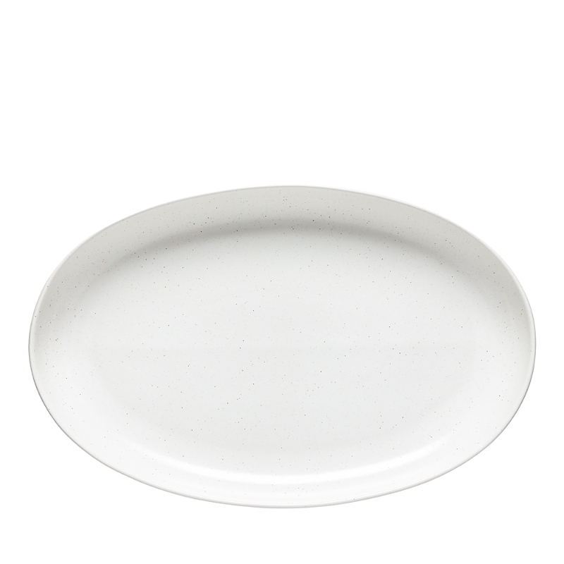 Costa Nova Pacifica 16 Oval Stoneware Platter In Salt