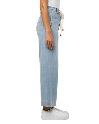 The Addison High Rise Cropped Wide Leg Jeans in Admiration