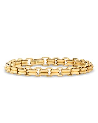 David Yurman - Men's Streamline&reg; Double Heirloom Link Bracelet in 18K Yellow Gold, 8mm