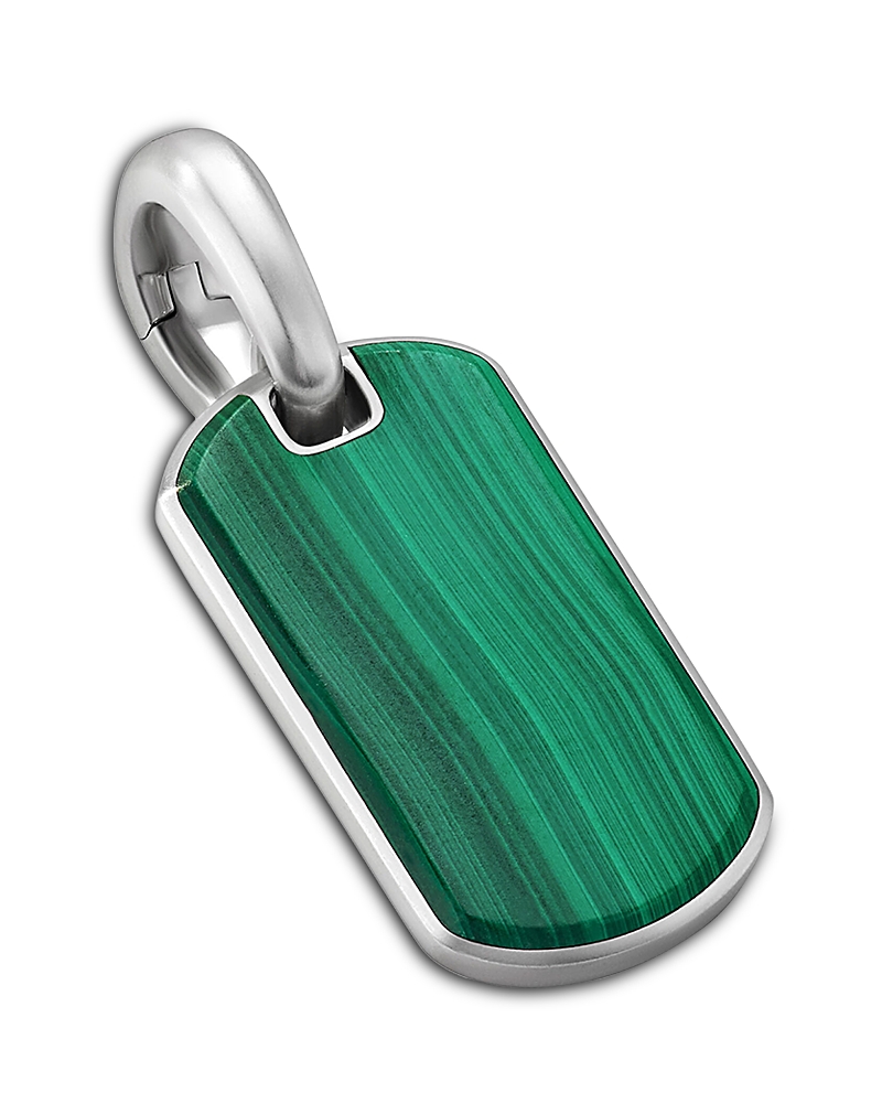 David Yurman Men's Chevron Tag in Sterling Silver, 21mm