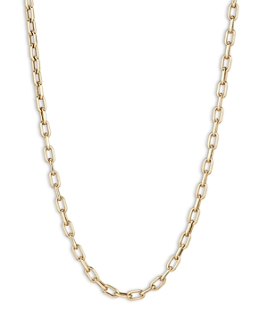Shop Adina Reyter 14k Yellow Gold Italian Link Chain Necklace, 18