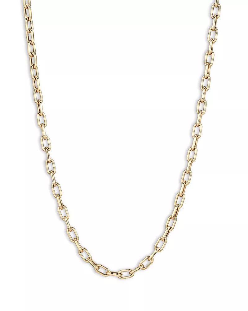 Adina Reyter 14K Yellow Gold Italian Link Chain Necklace, 18