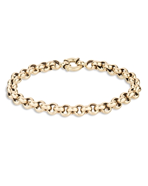 Shop Adina Reyter 14k Yellow Gold Rolo Link Chain Bracelet