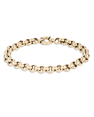 Adina Reyter 14k Yellow Gold Rolo Link Chain Bracelet In Gold