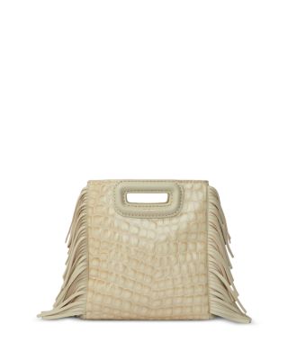 Maje - M Mini Croc Leather Crossbody