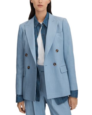 REISS June Double Breasted Blazer | Bloomingdale's