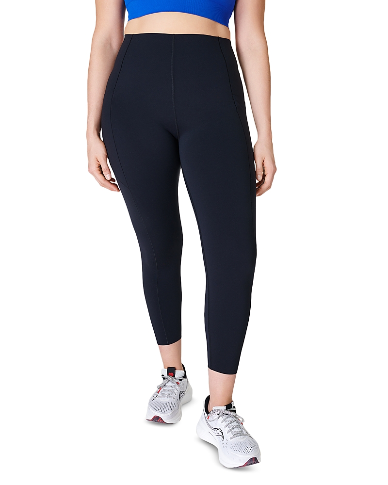 Sweaty Betty Womens All Day Abstract-pattern Stretch-woven Leggings Blckfad Zebra Emboss In Black