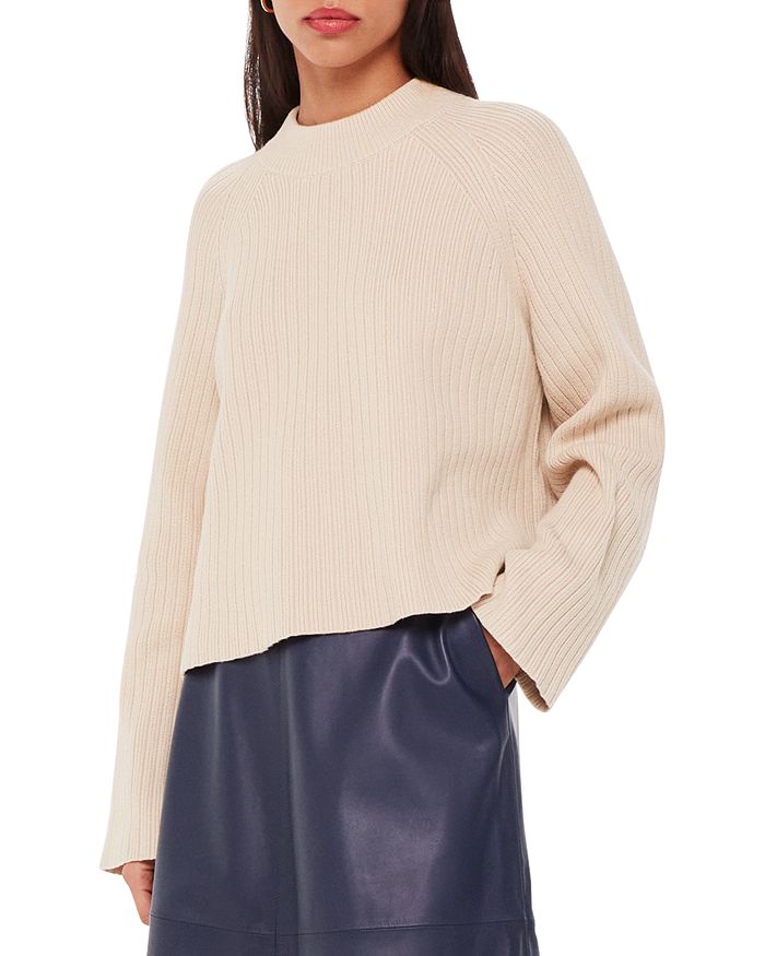 Whistles Ribbed High Neck Sweater Bloomingdale's
