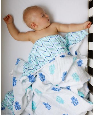 Unisex 4-Layer All Season Snug Blanket - Baby, Little Kid, Big Kid